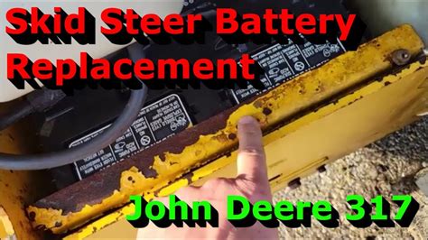 john deere 125 skid steer battery|john deere 125 volt battery replacement.